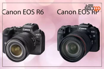 مقایسه دوربین کانن R6 با RP