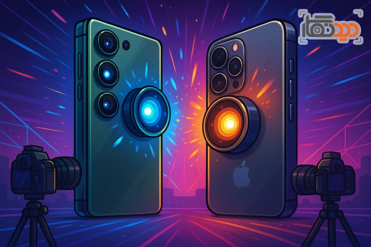 مقایسه سامسونگ s25 الترا و آیفون 16 پرومکس عکس 1